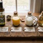 Extra Virgin Olive Oil Pakistan vs Ghee vs Coconut Oil vs Vegetable Oil Comparison Ecolivia